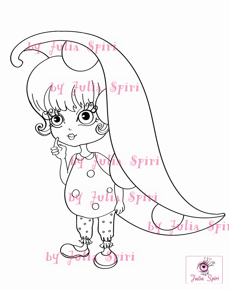 768x973 Digital Stamps, Digi Stamp, Coloring Pages, Girl Stamp, Sweet Pea