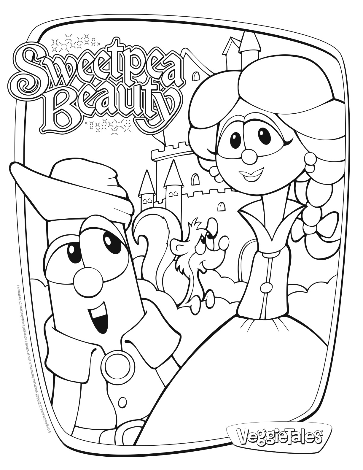1224x1584 Veggie Tales Coloring Pages Awesome Sweetpea Beauty Veggie Tales