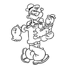 230x230 Cartoon Coloring Pages 15 Free Printable Sheets For Kids Color