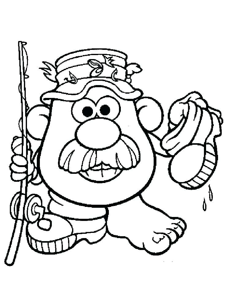 750x1000 Potato Coloring Pages Vegetables Potato Coloring Page Sweet Potato