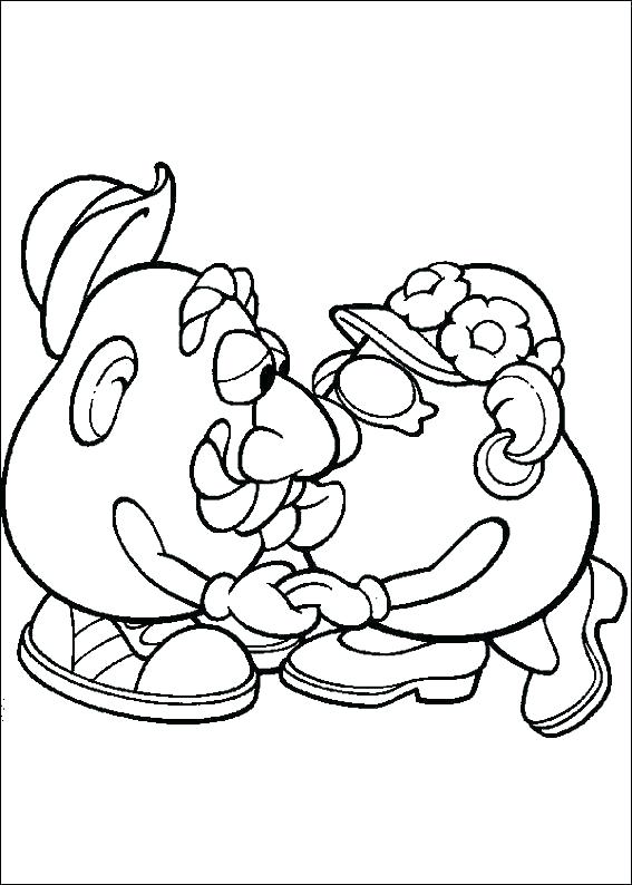 567x794 Potato Head Coloring Pages Potato Coloring Page Potato Head