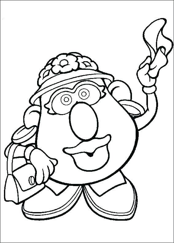 567x794 Sweet Potato Coloring Pages