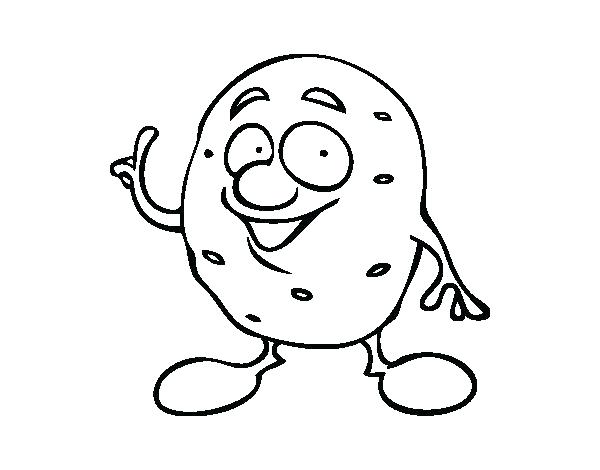 600x470 Coloring Page Sweet Potato Download Large Image Free Printable Mr