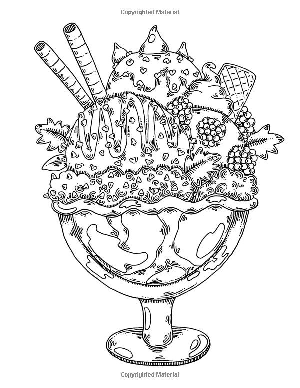 600x776 Dairy Delights A Sweet Treat Coloring Book