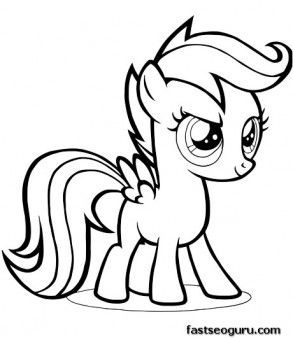 Sweetie Belle Coloring Page