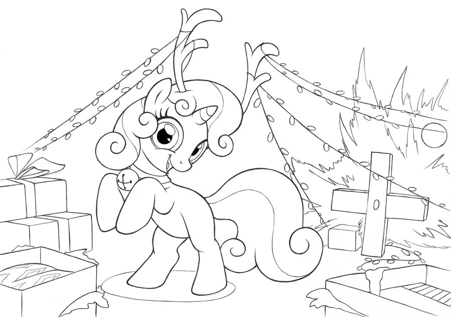 900x633 Sweetie Belle Hw Coloring Page By Sherwoodwhisper