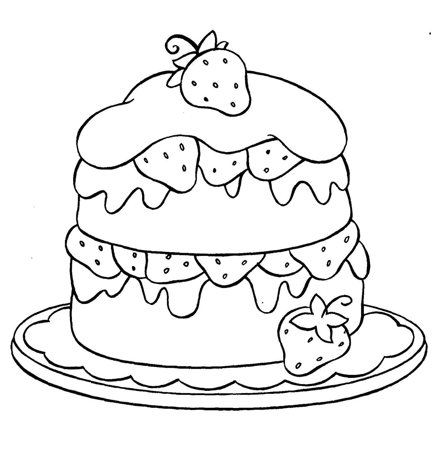 1500x1568 Dessert Coloring Pages