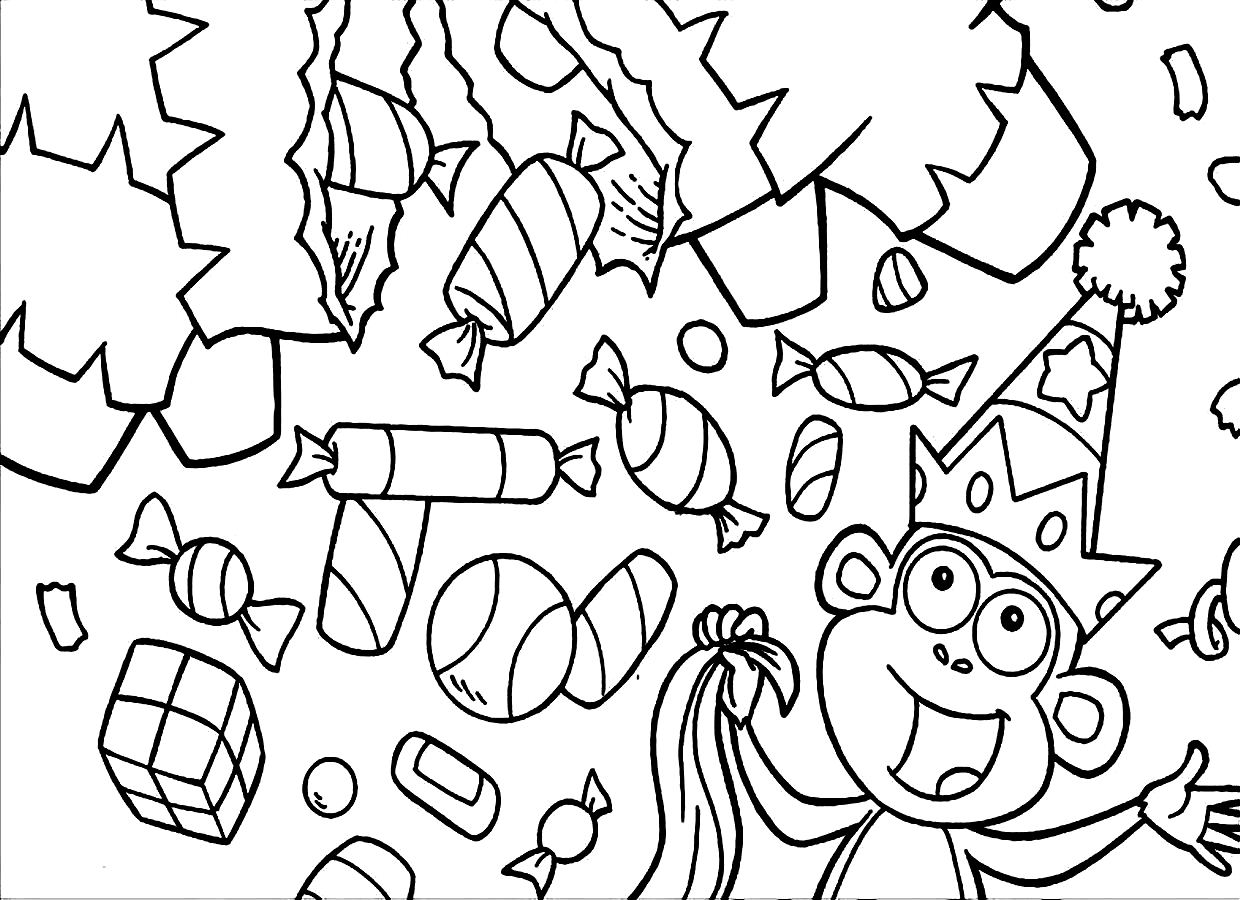 1240x900 Free Printable Candy Coloring Pages For Kids
