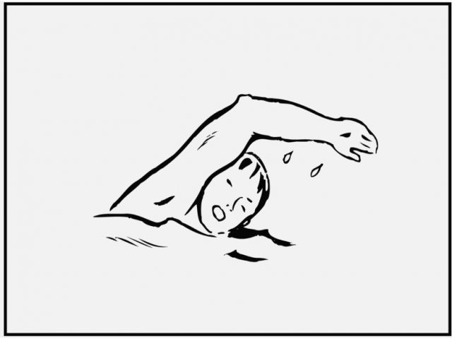 640x480 Swim Coloring Pages Pics Swimming Coloring Page