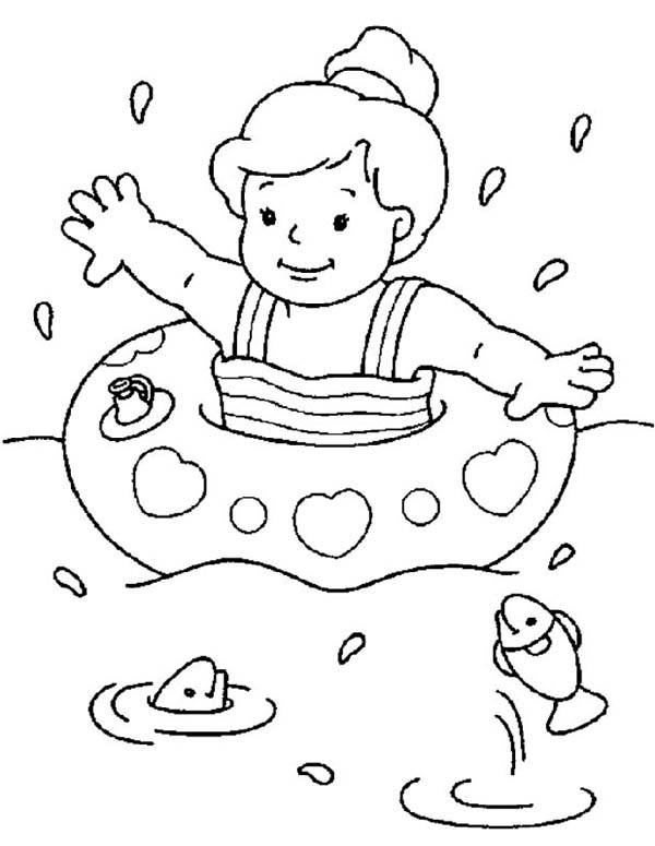 600x775 Swim Coloring Pages Trend Swimming Coloring Pages 84 For Your