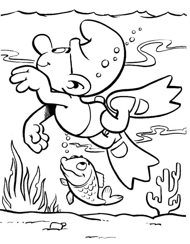 655x842 Swimming Coloring Pages Swimming Coloring Pages Many Interesting
