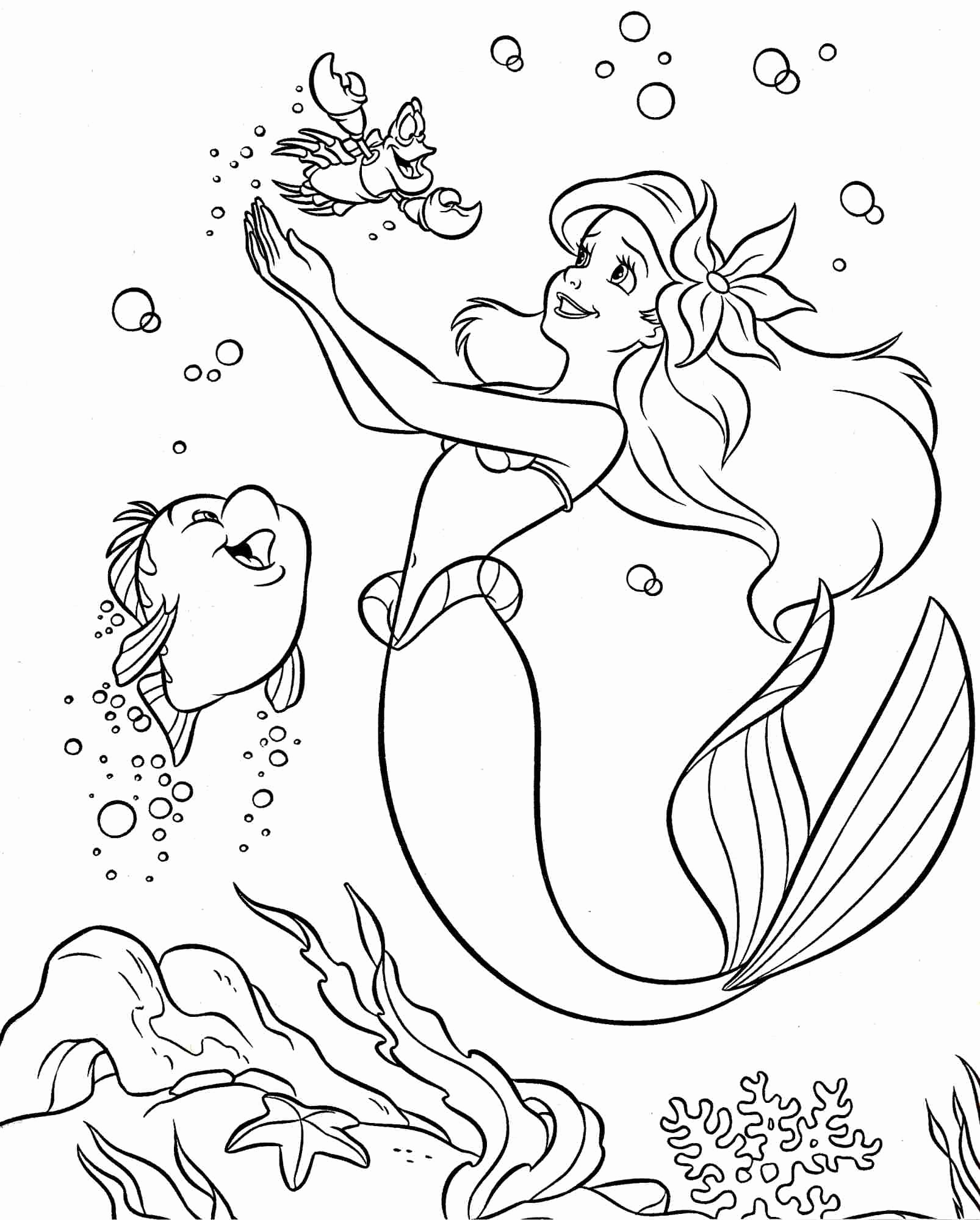 1606x2000 Fresh Little Mermaid Swimming Coloring Pages Coloring Pages