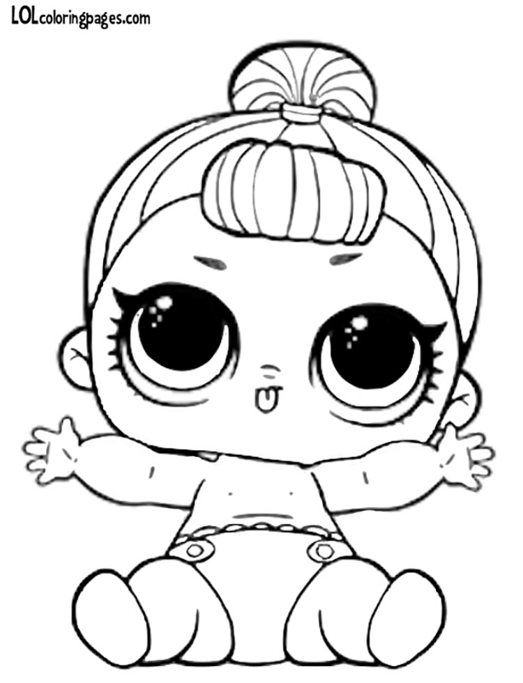 750x980 Lil Swing Coloring Page Lol Surprise Doll Coloring Pages