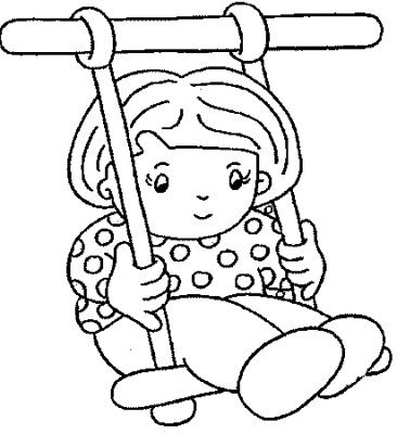 366x400 Kids Coloring Pages Playground Safety Playground