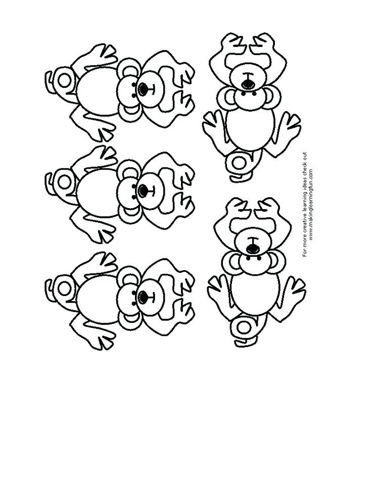 736x952 5 Little Monkeys Coloring Page Five Little Monkeys Templates 5