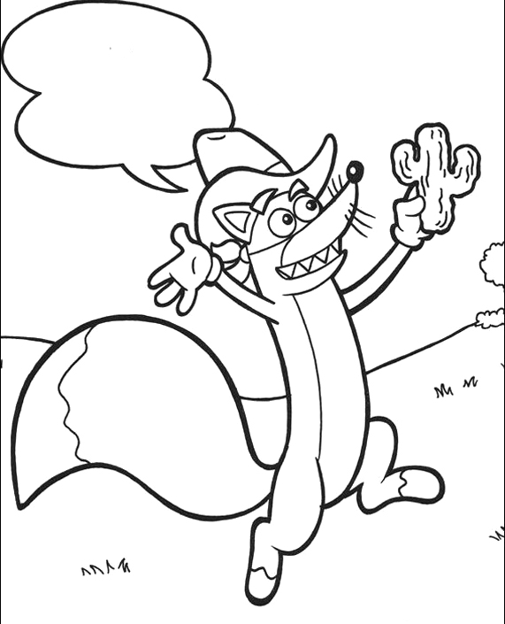 571x705 Dora The Explorer Swiper Coloring Pages Dora Coloring Pages