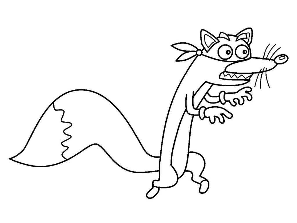 1024x768 Swiper The Fox Coloring Pages Download Coloring For Kids 2018