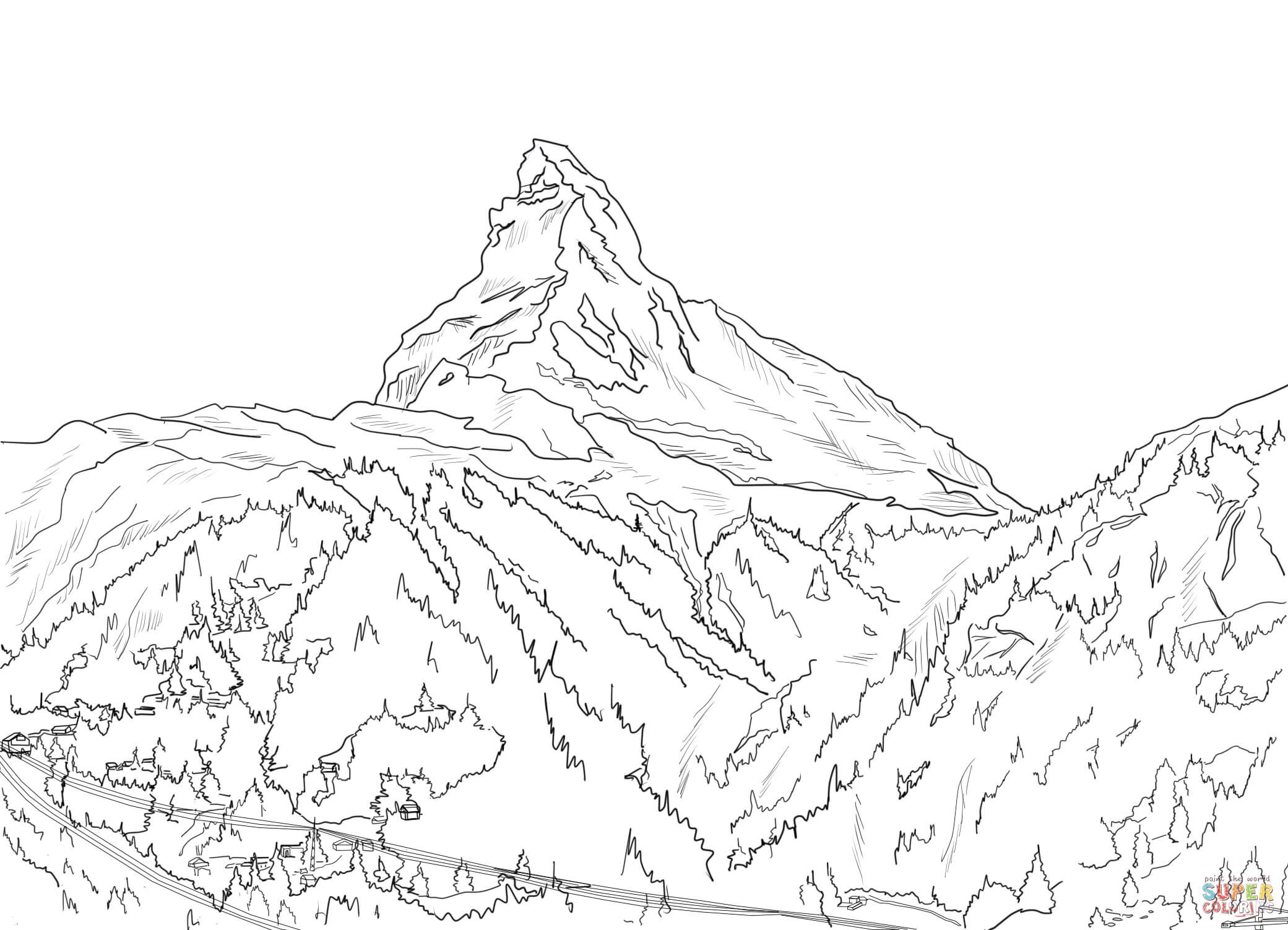 2081x1503 Fresh Mountain Coloring Page Taylab Design