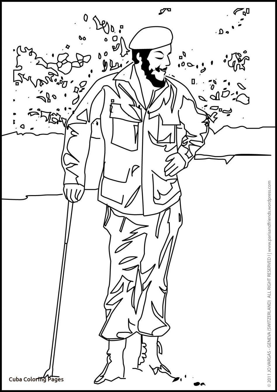 948x1338 Cuba Coloring Pages