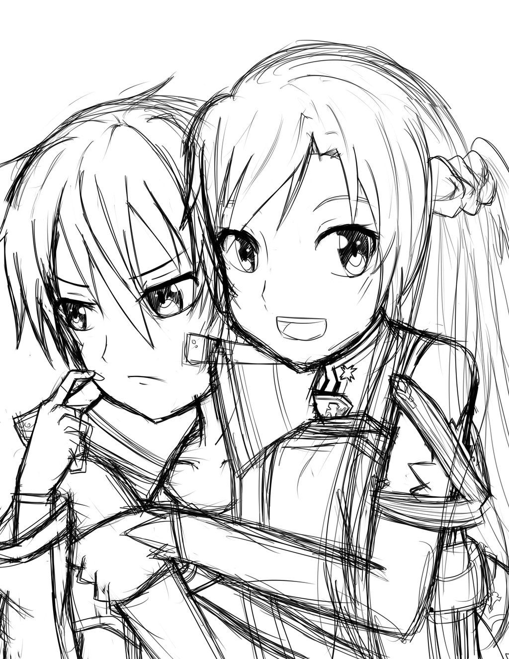 1024x1325 Sword Art Online Coloring Pages Awesome Sword Art Line Coloring