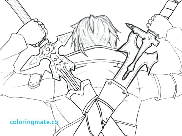 736x552 Sword Art Online Coloring Pages Sword Art Online Coloring Pages