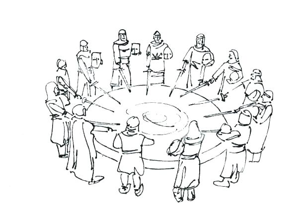 600x425 Sword In The Stone Coloring Pages