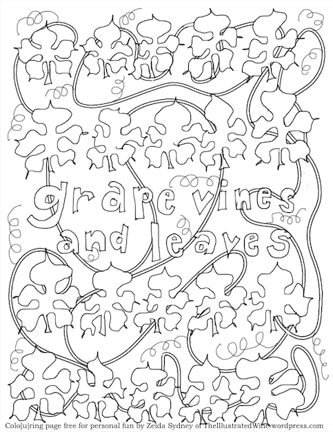 483x627 Coloring Pages The Illustrated Wine The Illustrated Wine