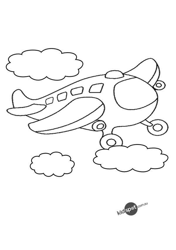 600x850 Aeroplane Colouring Page Activities Kidspot