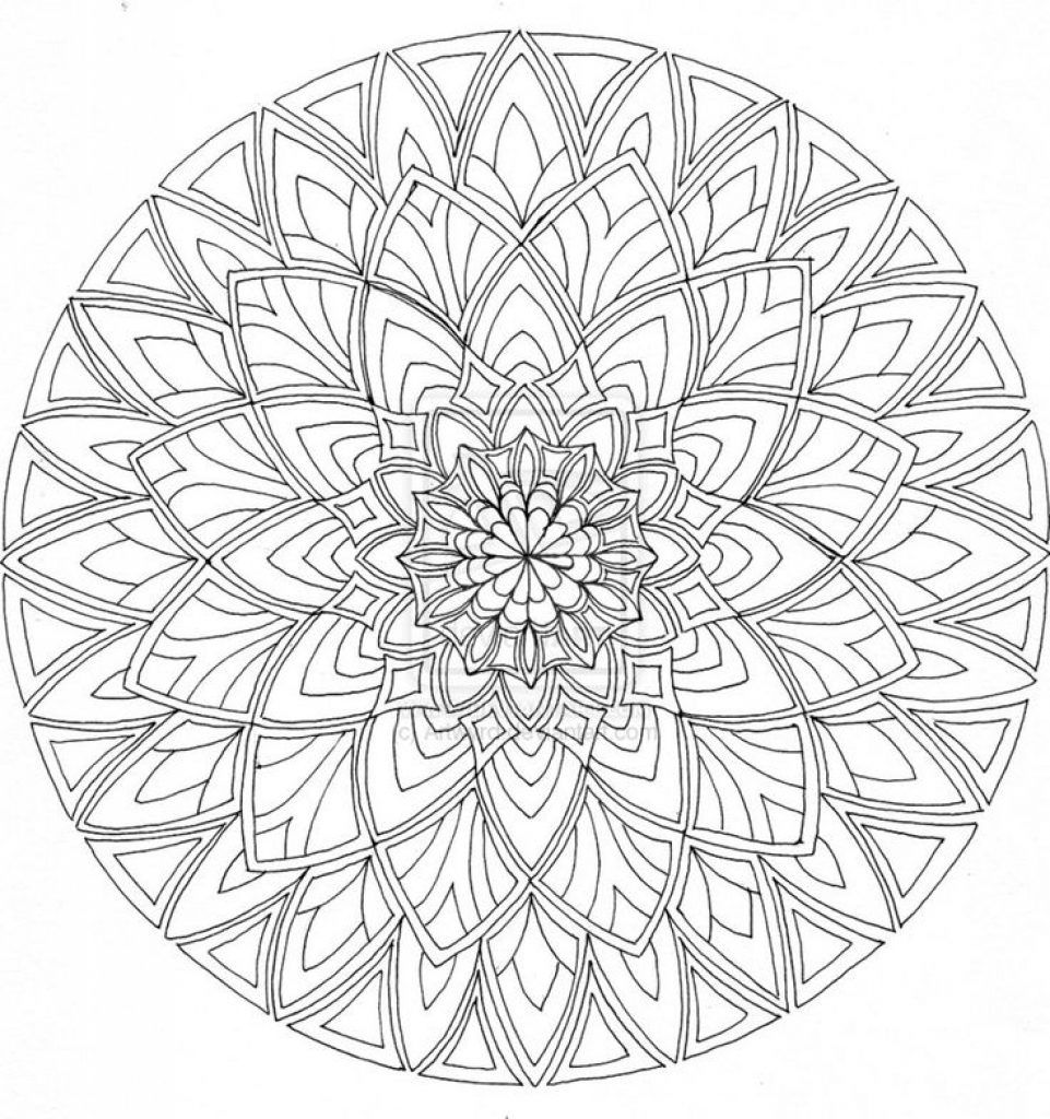 961x1024 Unbelievable A Colorier Mandala Coloring Books Picture