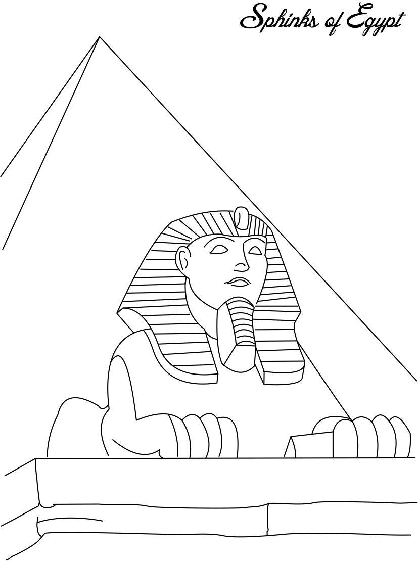 827x1110 Collection Of Landmarks Around The World Coloring Pages