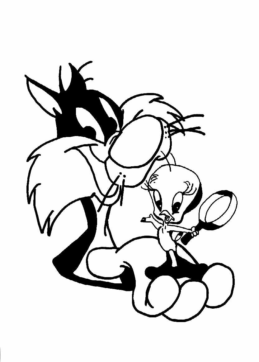 832x1160 Tweety Amp Sylvester To Print For Free