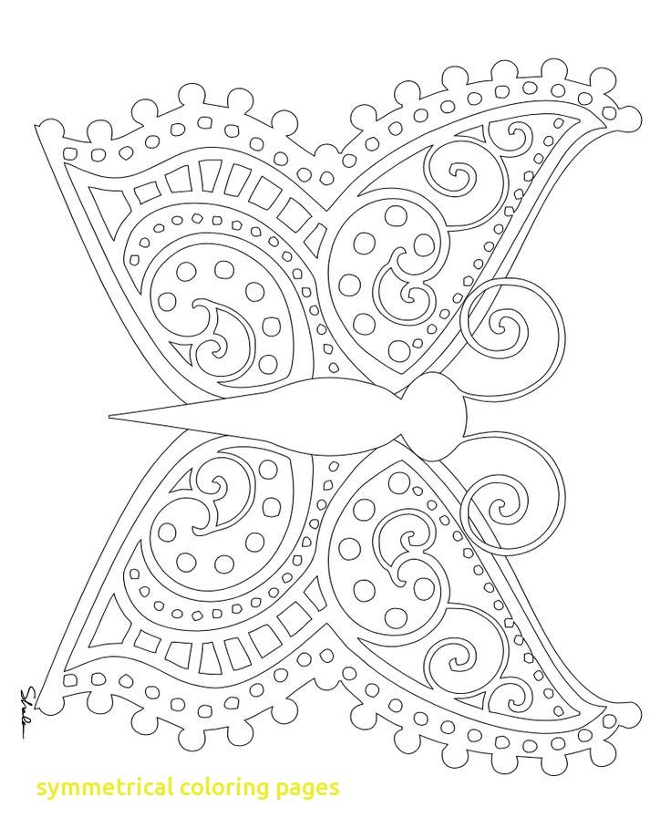 736x920 Symmetrical Coloring Pages With Symmetry Coloring Sheets Many