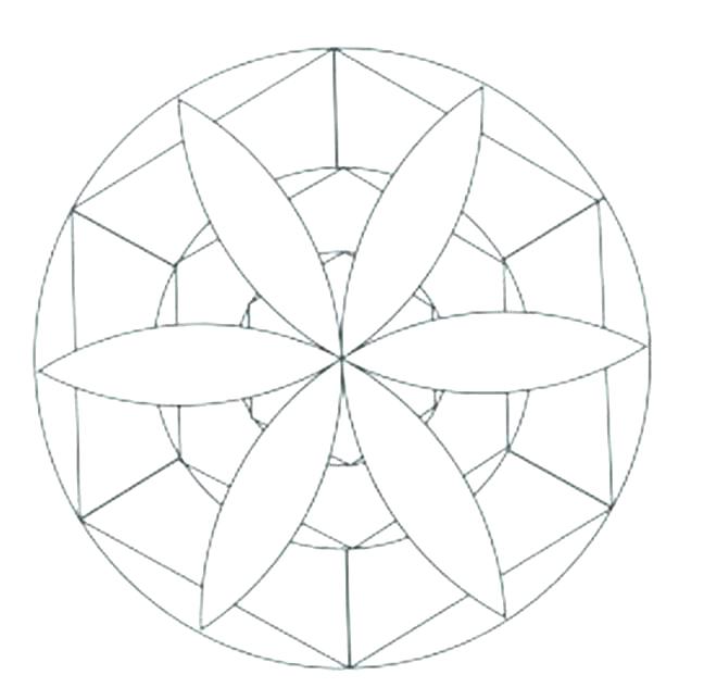 648x644 Kaleidoscope Coloring Pages Symmetry Coloring Pages Symmetry