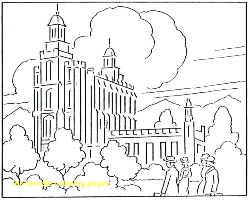 800x644 Salt Lake Temple Coloring Page Primary Coloring Pages Free Temples