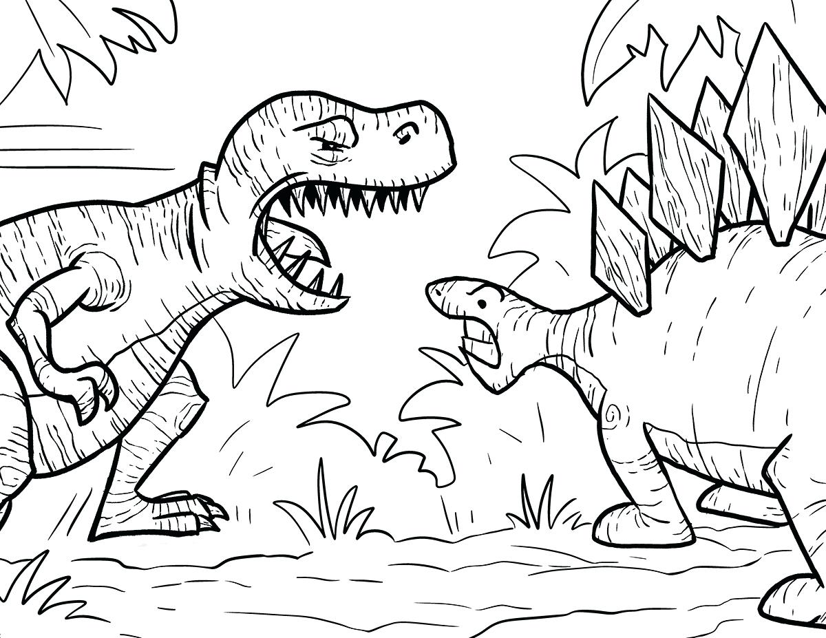 1200x927 Free T Rex Dinosaur Coloring Pages Facts Page Color Good Printable