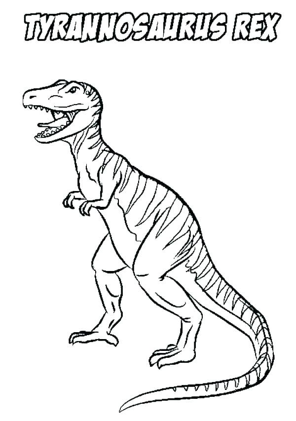 600x853 Coloring Pages Tyrannosaurus Coloring Page Download Dinosaur