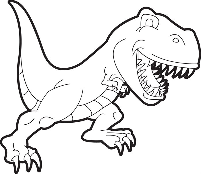 700x606 T. Rex Coloring Pages 360coloringpages