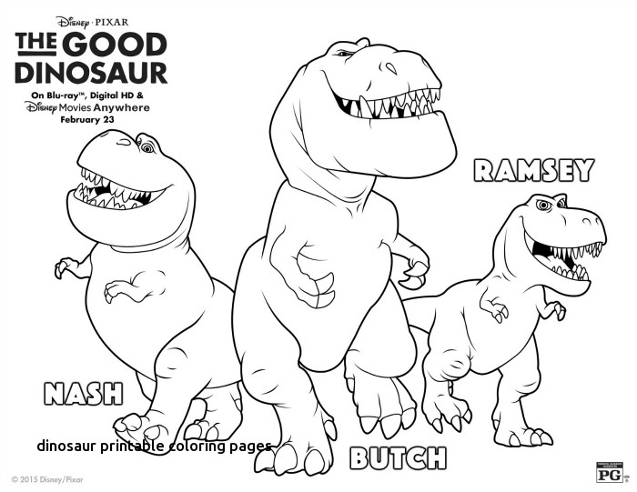 700x541 Disney The Good Dinosaur T Rex For Dinosaur Printable Coloring