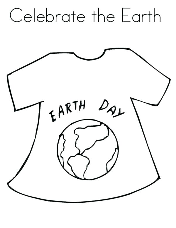 600x776 T Shirt Coloring Pages Coloring Page Coloring Page Earth Day