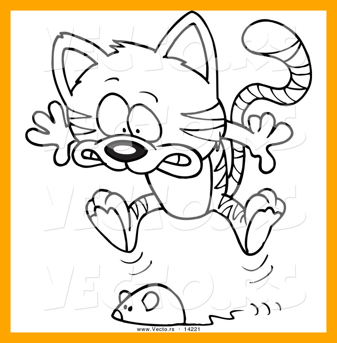 1092x1112 Awesome Tabby Cat Coloring Pages Bell Rehwoldt Pic Of And Mouse
