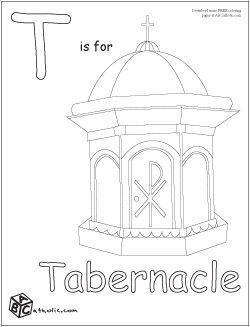 250x327 Catholic Tabernacle Coloring Pages By Barbara Education