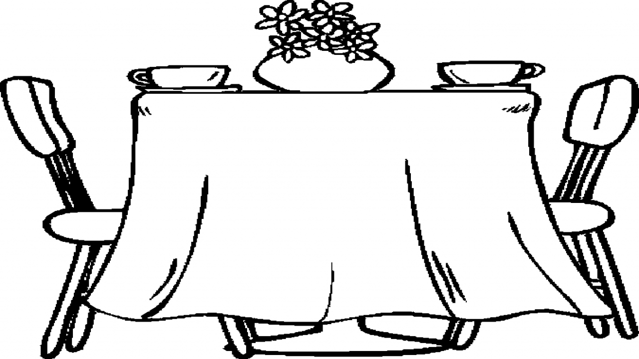 1280x720 Dining Room Table Coloring Page Simple Small Town Ffdfbef
