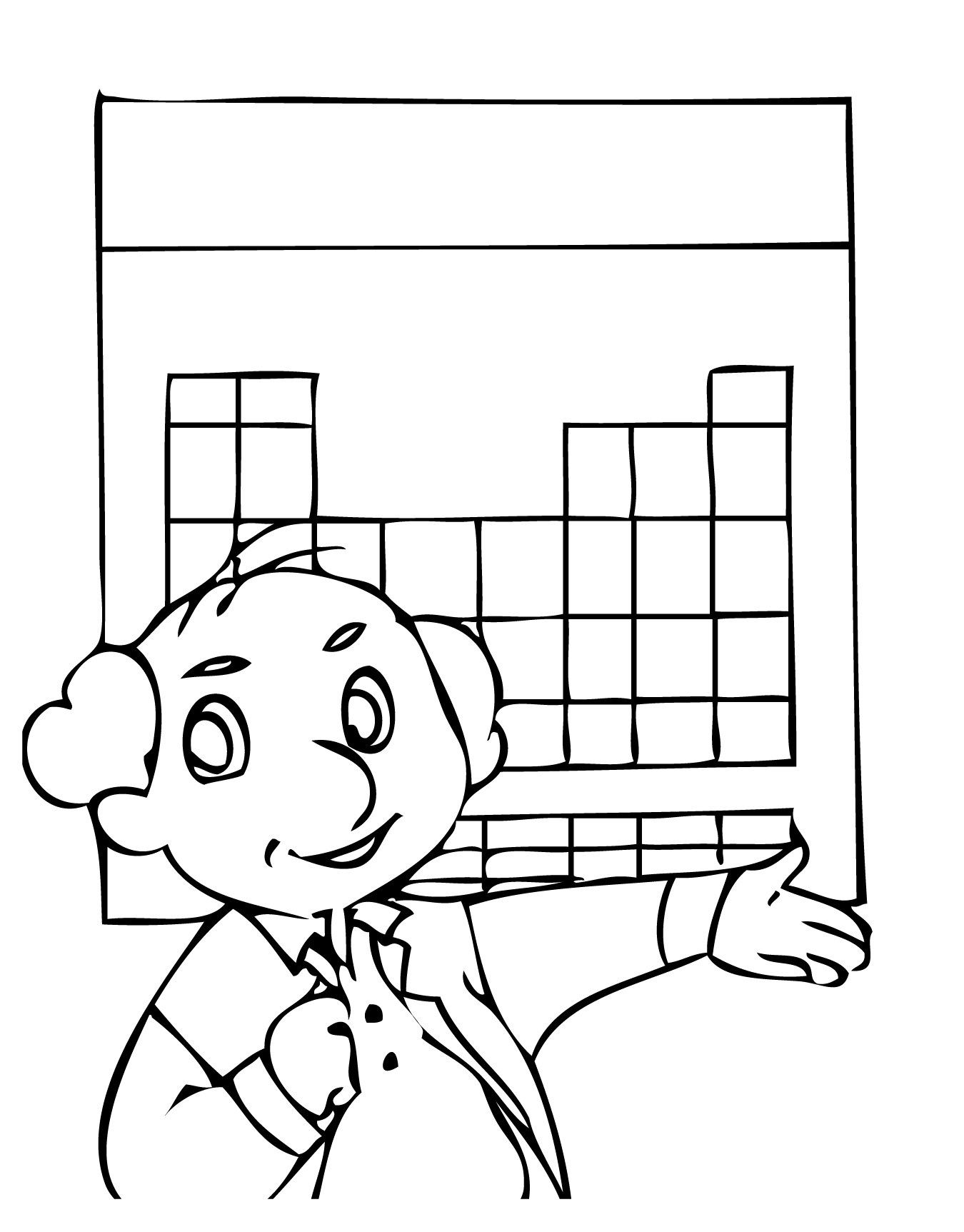 1350x1725 Periodic Table Coloring Page