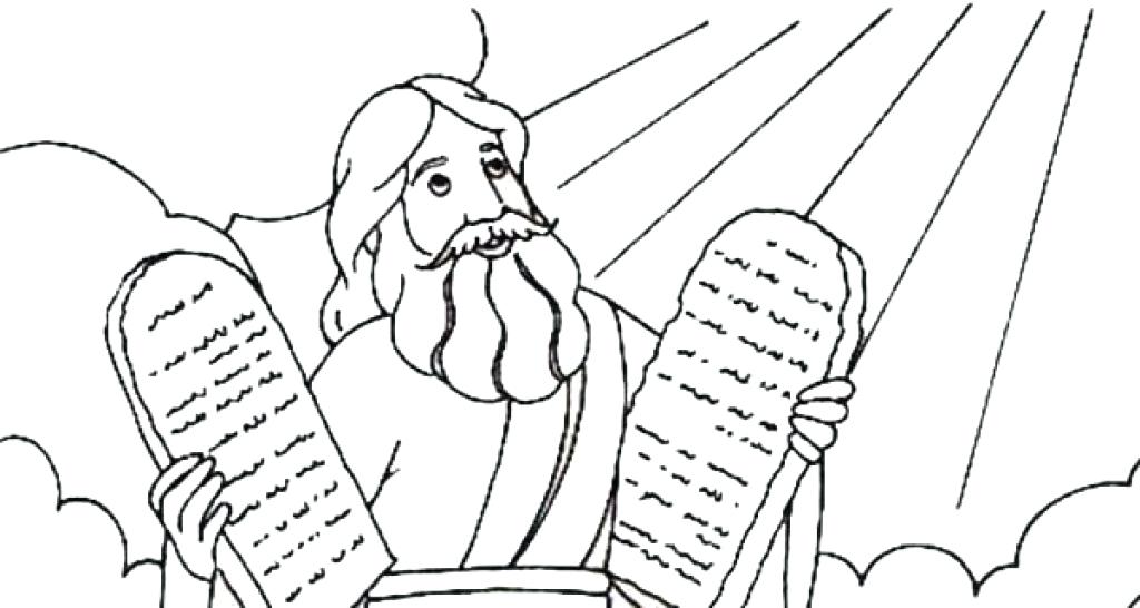 1024x546 9 10 Commandments Coloring Page