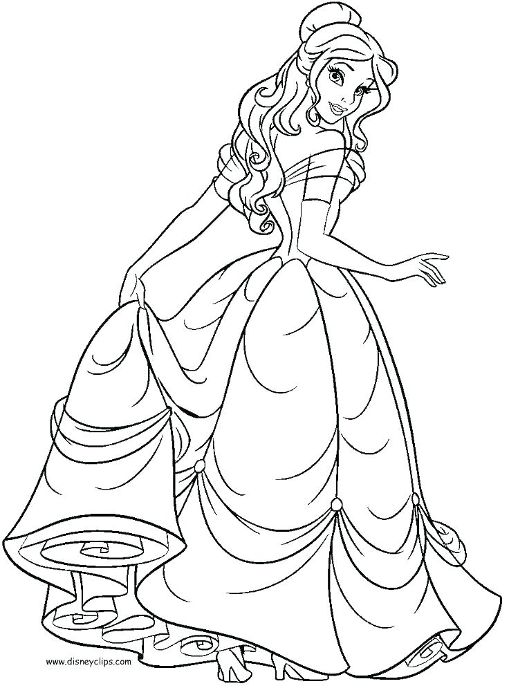 736x1008 Bell Coloring Page Belle Coloring Pages Beauty And The Beast Free