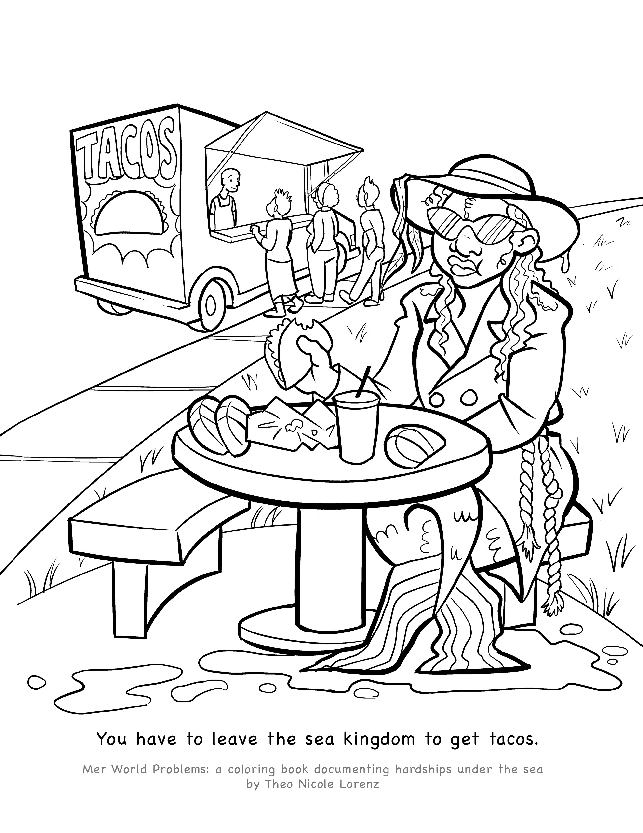2620x3390 Taco Coloring Pages Free Coloring For Kids 2018