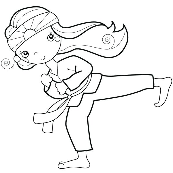 600x600 Taekwondo Coloring Pages Coloring Pages Holiday Coloring Pages