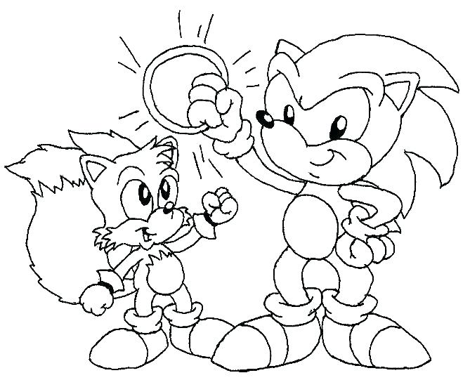 669x541 Sonic Coloring Pages Sonic Clip Art Sonic Tails And Knuckles