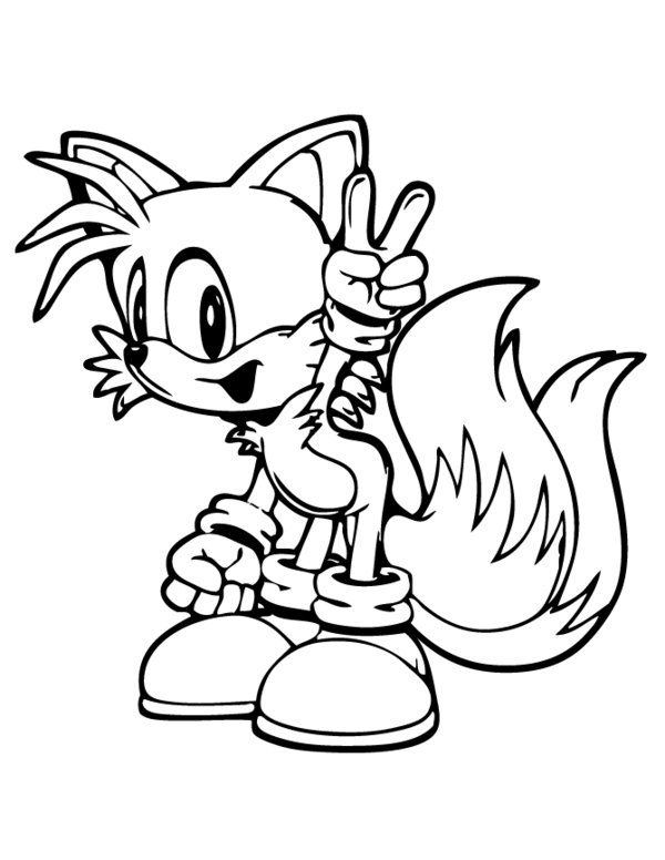 600x776 Sonic Hedgehog Printable Coloring Pages Ideas