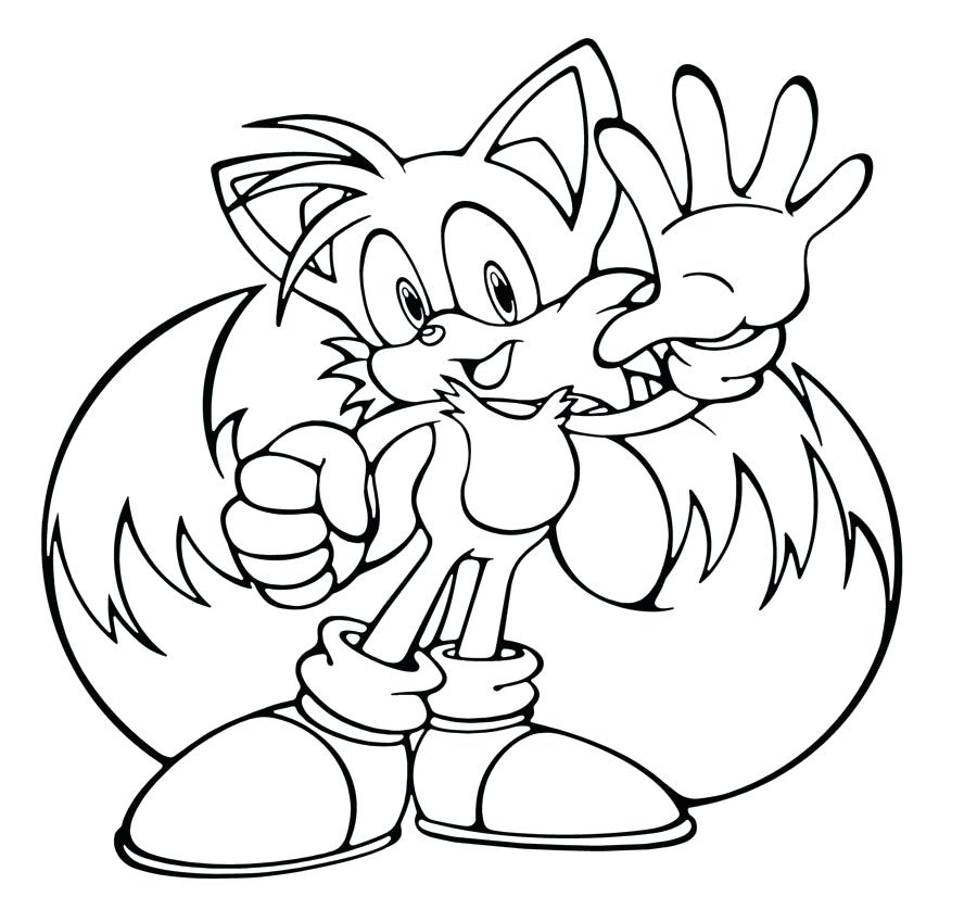 900x849 Sonic Tails Coloring Pages Sonic Tails Coloring Pages Sonic Boom